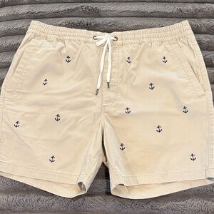 Polo Ralph Lauren Tan Anchor Print Shorts